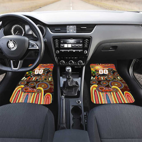NAIDOC Week 2025 Suns Football Car Mats Aboriginal Dot Painting