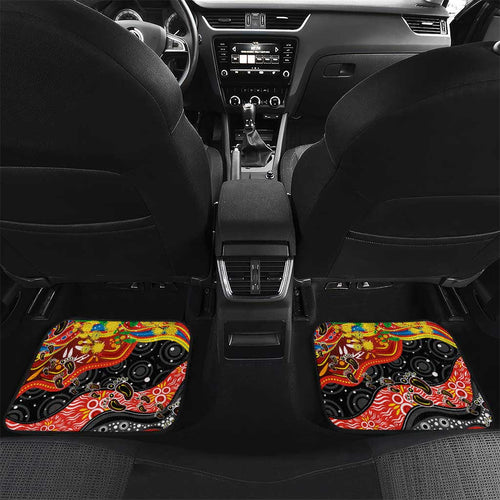 NAIDOC Week 2025 Suns Football Car Mats Aboriginal Dot Painting