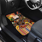 NAIDOC Week 2025 Suns Football Car Mats Aboriginal Dot Painting