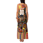 Personalised NAIDOC Week 2025 Suns Football Family Matching Tank Maxi Dress and Hawaiian Shirt Aboriginal Dot Painting