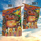 NAIDOC Week 2025 Suns Football Garden Flag Aboriginal Dot Painting