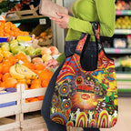 NAIDOC Week 2025 Suns Football Grocery Bag Aboriginal Dot Painting