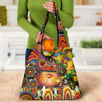 NAIDOC Week 2025 Suns Football Grocery Bag Aboriginal Dot Painting