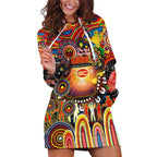 Personalised NAIDOC Week 2025 Suns Football Hoodie Dress Aboriginal Dot Painting