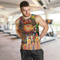 Personalised NAIDOC Week 2025 Suns Football Men Tank Top Aboriginal Dot Painting