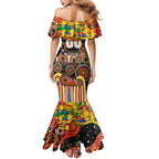 Personalised NAIDOC Week 2025 Suns Football Mermaid Dress Aboriginal Dot Painting