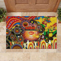 NAIDOC Week 2025 Suns Football Rubber Doormat Aboriginal Dot Painting