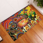 NAIDOC Week 2025 Suns Football Rubber Doormat Aboriginal Dot Painting