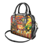NAIDOC Week 2025 Suns Football Shoulder Handbag Aboriginal Dot Painting