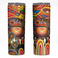 NAIDOC Week 2025 Suns Football Skinny Tumbler Aboriginal Dot Painting