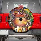 NAIDOC Week 2025 Suns Football Spare Tire Cover Aboriginal Dot Painting