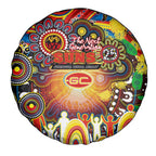 NAIDOC Week 2025 Suns Football Spare Tire Cover Aboriginal Dot Painting