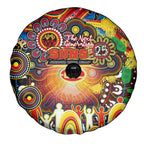 NAIDOC Week 2025 Suns Football Spare Tire Cover Aboriginal Dot Painting