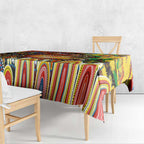 NAIDOC Week 2025 Suns Football Tablecloth Aboriginal Dot Painting