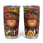 NAIDOC Week 2025 Suns Football Tumbler Cup Aboriginal Dot Painting