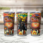 NAIDOC Week 2025 Suns Football Tumbler Cup Aboriginal Dot Painting