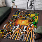 NAIDOC Week 2025 Giants Football Area Rug Aboriginal Dot Painting