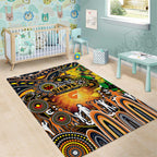 NAIDOC Week 2025 Giants Football Area Rug Aboriginal Dot Painting