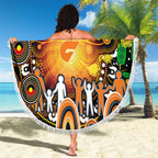 NAIDOC Week 2025 Giants Football Beach Blanket Aboriginal Dot Painting