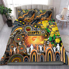 NAIDOC Week 2025 Giants Football Bedding Set Aboriginal Dot Painting