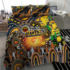 NAIDOC Week 2025 Giants Football Bedding Set Aboriginal Dot Painting
