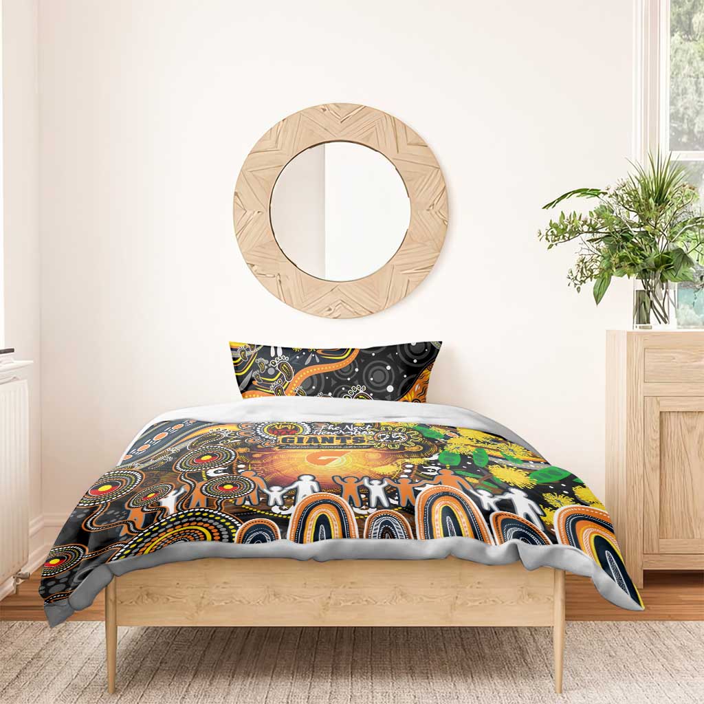 NAIDOC Week 2025 Giants Football Bedding Set Aboriginal Dot Painting