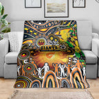 NAIDOC Week 2025 Giants Football Blanket Aboriginal Dot Painting