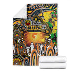 NAIDOC Week 2025 Giants Football Blanket Aboriginal Dot Painting