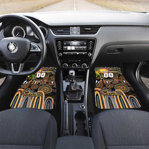 NAIDOC Week 2025 Giants Football Car Mats Aboriginal Dot Painting