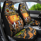 NAIDOC Week 2025 Giants Football Car Seat Cover Aboriginal Dot Painting
