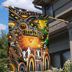 NAIDOC Week 2025 Giants Football Garden Flag Aboriginal Dot Painting