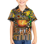 Personalised NAIDOC Week 2025 Giants Football Hawaiian Shirt Aboriginal Dot Painting