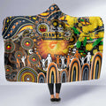 NAIDOC Week 2025 Giants Football Hooded Blanket Aboriginal Dot Painting