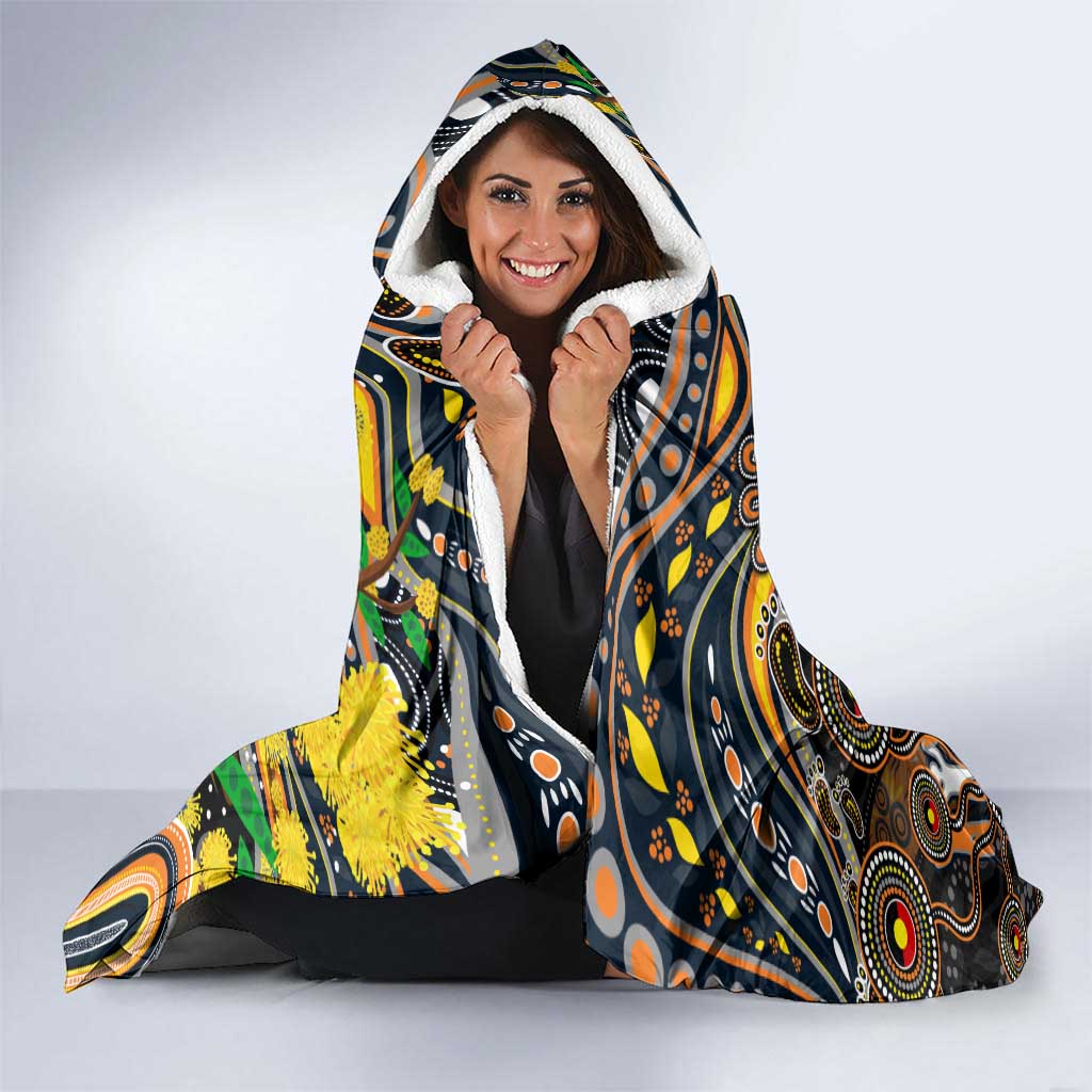 NAIDOC Week 2025 Giants Football Hooded Blanket Aboriginal Dot Painting