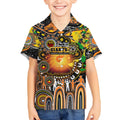 Personalised NAIDOC Week 2025 Giants Football Kid Hawaiian Shirt Aboriginal Dot Painting
