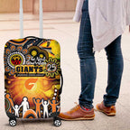 NAIDOC Week 2025 Giants Football Luggage Cover Aboriginal Dot Painting
