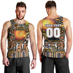 Personalised NAIDOC Week 2025 Giants Football Men Tank Top Aboriginal Dot Painting