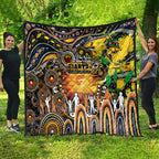 NAIDOC Week 2025 Giants Football Quilt Aboriginal Dot Painting