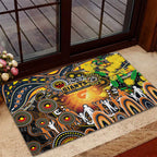 NAIDOC Week 2025 Giants Football Rubber Doormat Aboriginal Dot Painting