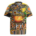 Personalised NAIDOC Week 2025 Giants Football Rugby Jersey Aboriginal Dot Painting