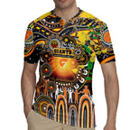 Personalised NAIDOC Week 2025 Giants Football Rugby Jersey Aboriginal Dot Painting