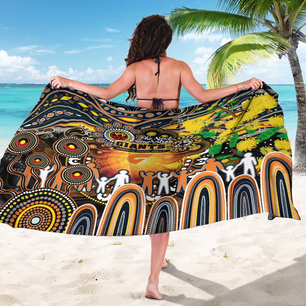 NAIDOC Week 2025 Giants Football Sarong Aboriginal Dot Painting