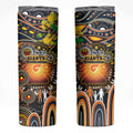 NAIDOC Week 2025 Giants Football Skinny Tumbler Aboriginal Dot Painting