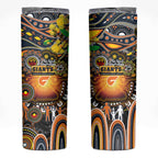 NAIDOC Week 2025 Giants Football Skinny Tumbler Aboriginal Dot Painting