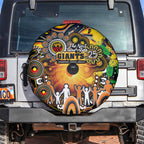 NAIDOC Week 2025 Giants Football Spare Tire Cover Aboriginal Dot Painting