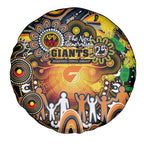 NAIDOC Week 2025 Giants Football Spare Tire Cover Aboriginal Dot Painting