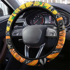 NAIDOC Week 2025 Giants Football Steering Wheel Cover Aboriginal Dot Painting