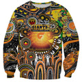 Personalised NAIDOC Week 2025 Giants Football Sweatshirt Aboriginal Dot Painting