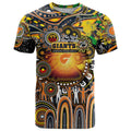 Personalised NAIDOC Week 2025 Giants Football T Shirt Aboriginal Dot Painting