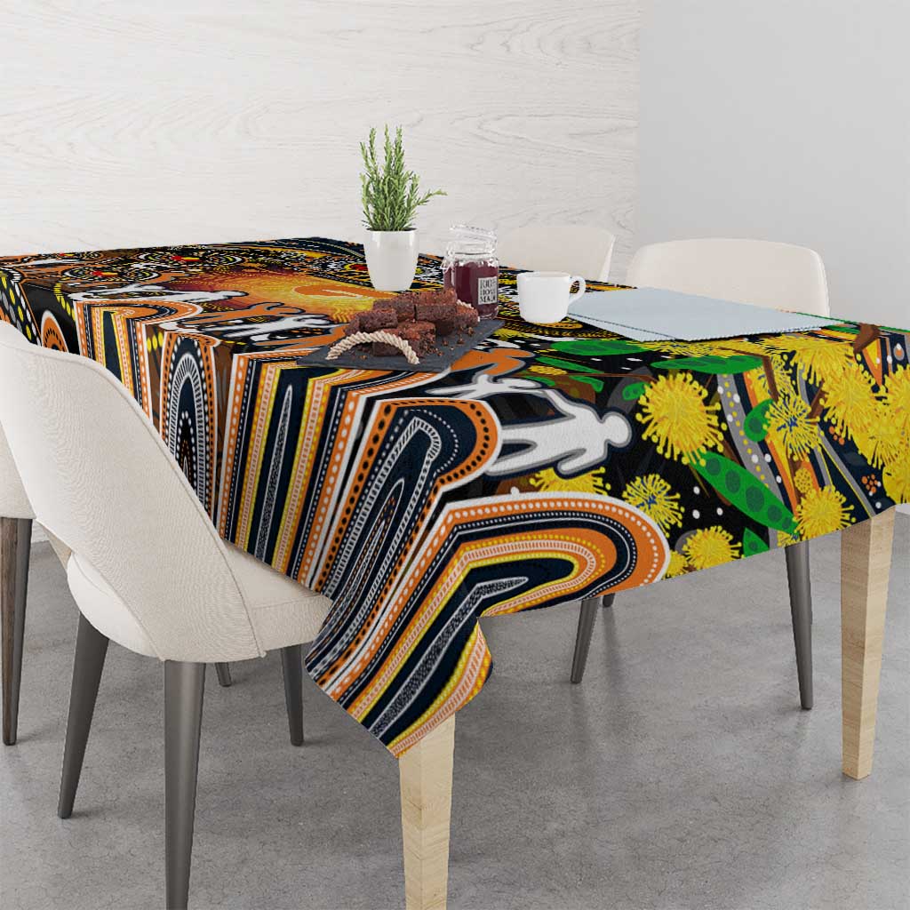 NAIDOC Week 2025 Giants Football Tablecloth Aboriginal Dot Painting